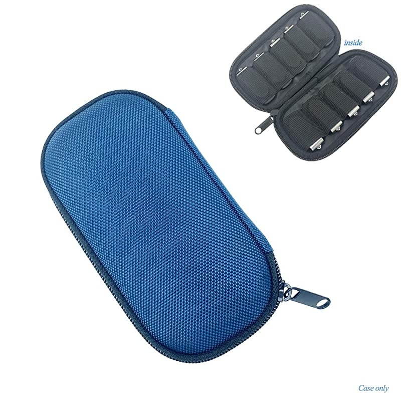 USB Flash Drive Case  EVA Hard Storage Bag Electronic Accessories Organizer Holder for Flash Drive Carry Case for USB DriveThumb DrivePen DriveJump Drive Blue