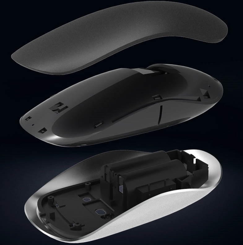 Rapoo T8 5G Ultra-Thin Ergonomic Programmable Smart Multiple Touch Control Wireless Laser Mouse for Laptops Desktops and PC