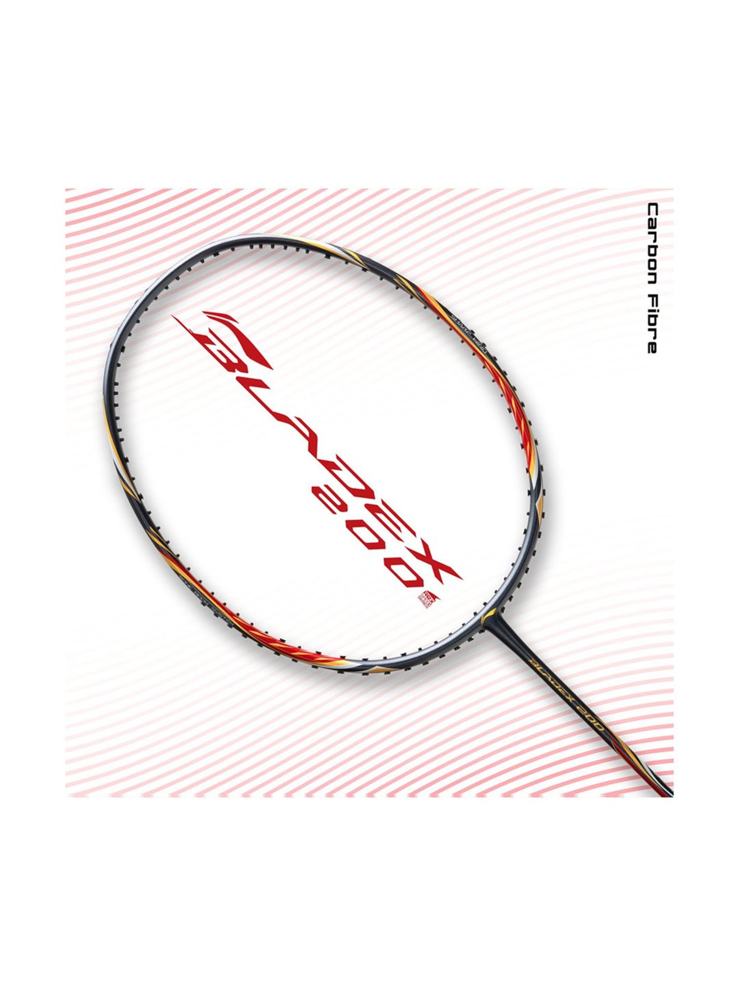 Li-Ning BladeX 200R Badminton Racket (Charcoal Black) Size - Medium