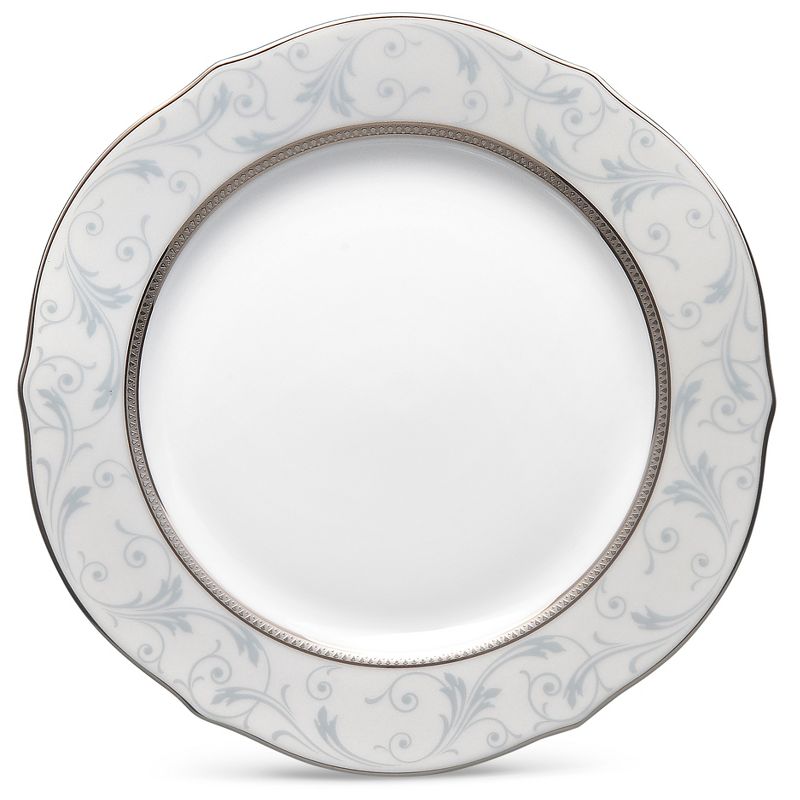 Noritake Regina Platinum Scalloped Accent Plate