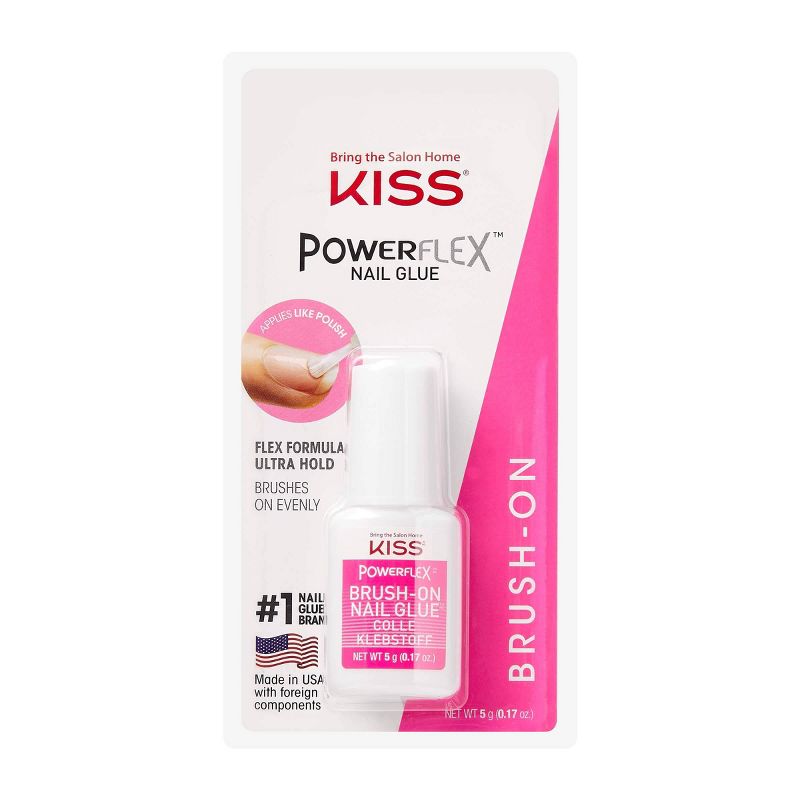 Kiss Power Glue Brush False Nails - On Nail Glue - 1ct