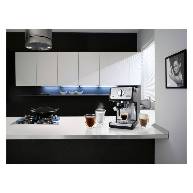 Bialetti 3 Cup Moka Stovetop Espresso Maker - Silver