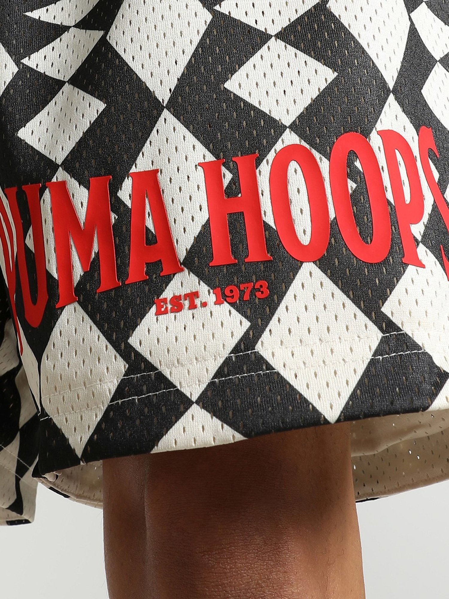 Puma The Joker Pack White Regular Fit Printed Sports Shorts