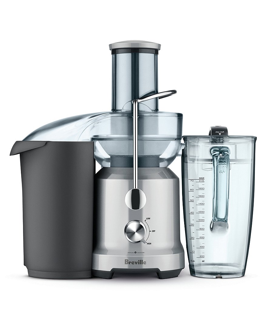 Breville Juice Fountain&reg; Cold - 70 oz. Jug Capacity Centrifugal Juicer, Silver