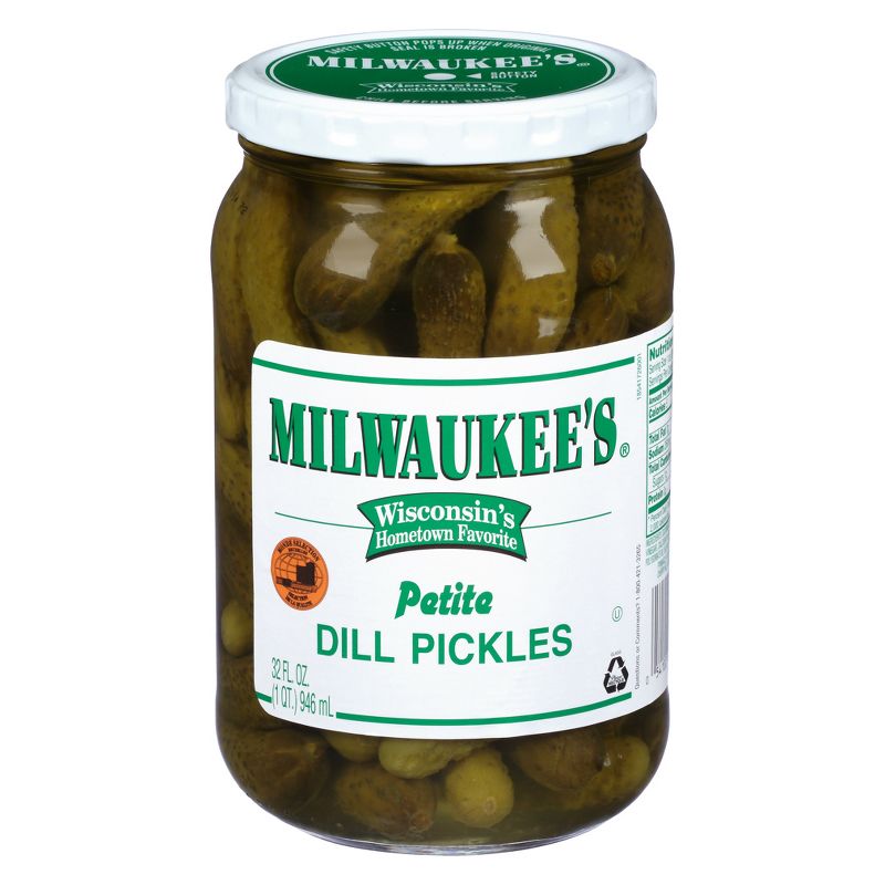 Milwaukee's Petite Dill Pickles - 32 fl oz