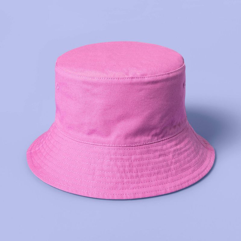 Girls' Panama Straw Striped Hat - art class™ Tan