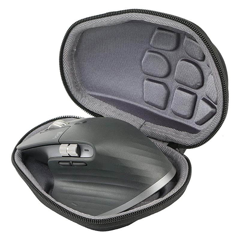 Hard Travel Case for Logitech MX Master 3 Master 2S Advanced Wireless Mouse Black Case