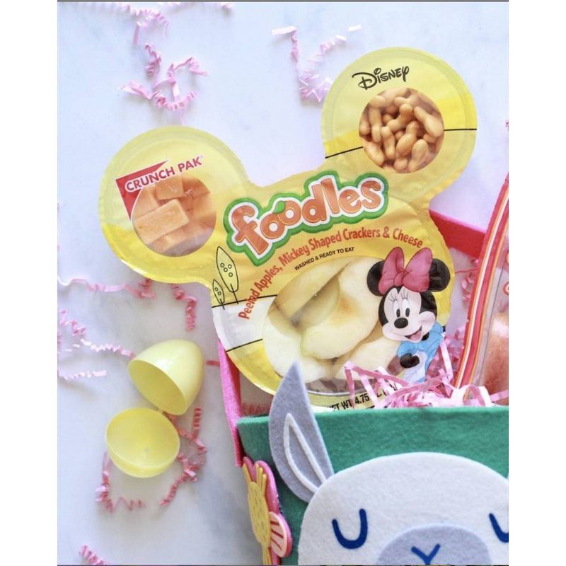 Crunch Pak Disney Foodles Peeled Apples, Cheese & Crackers - 4.75oz