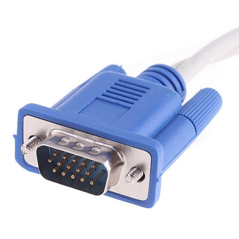 High Quality Premium TV AV OUT Converter Cable Adapter VGA to S-Video / RCA NEW
