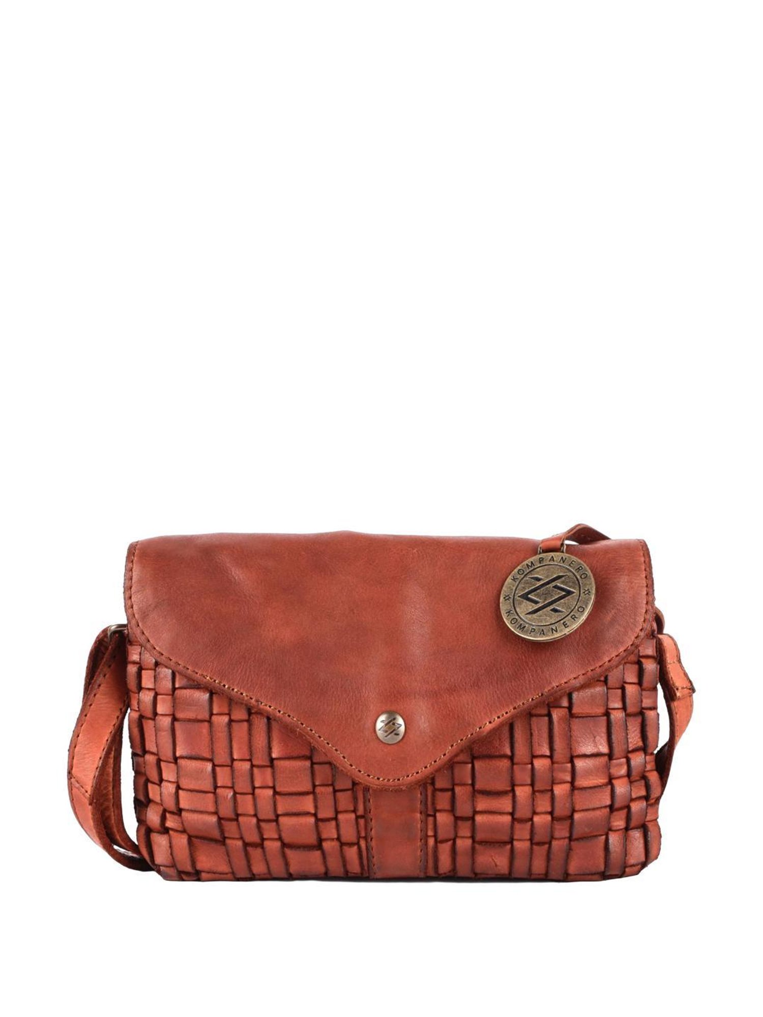 KOMPANERO Mia Tan Textured Sling Handbag