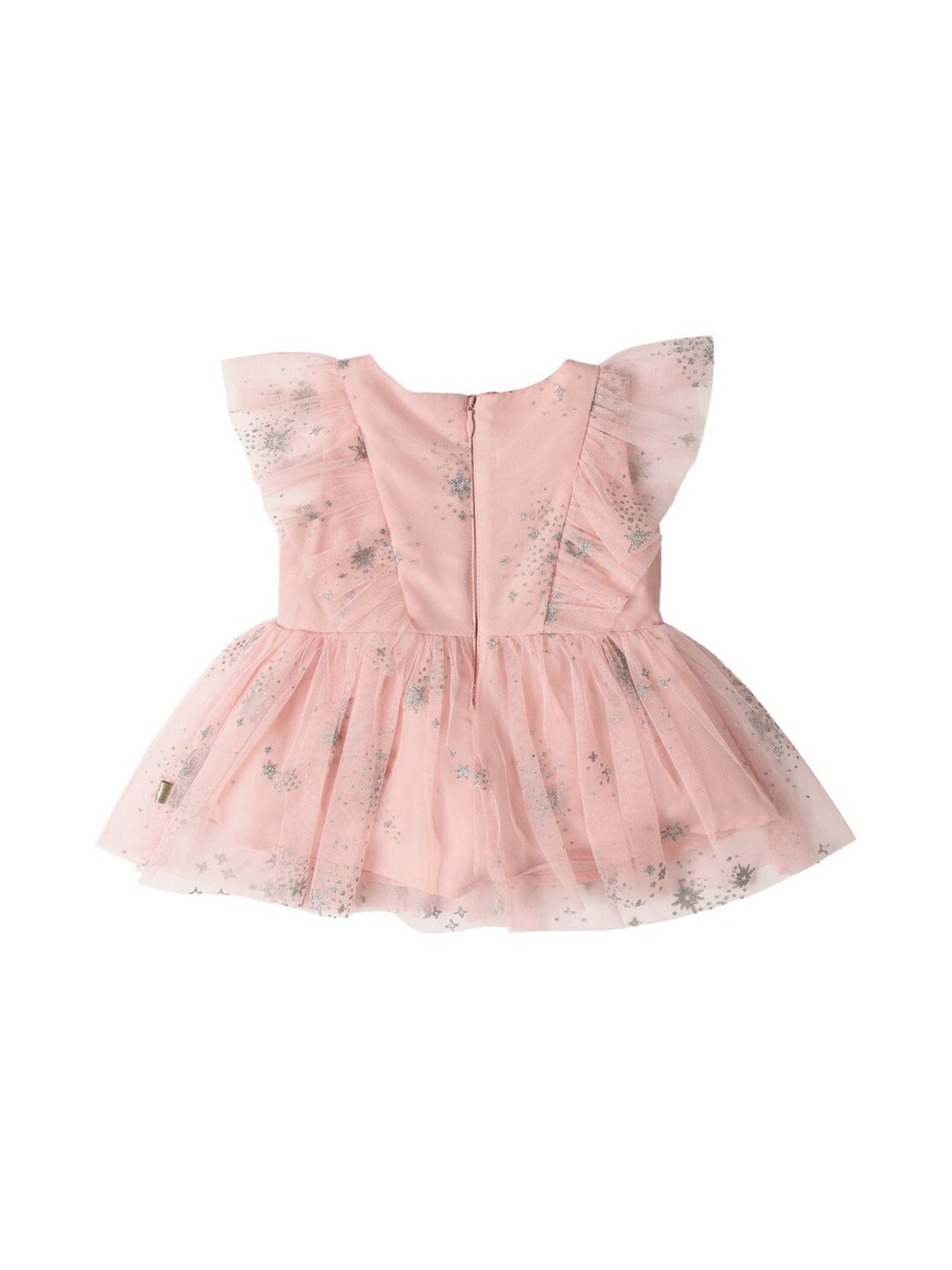 Pink Chick Kids Navy Solid Party Gowns
