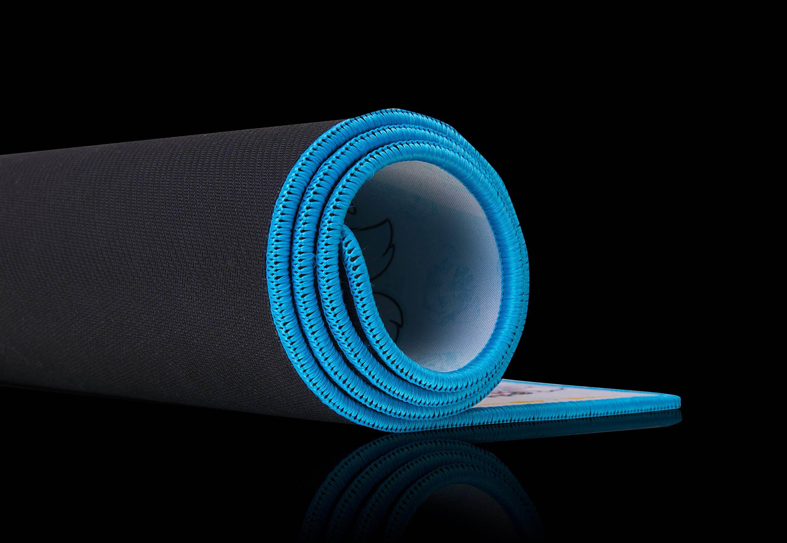 Thermaltake Tt Esports Dasher Extended Hatsune Miku Limited Edition Gaming Mouse Pad Snow Miku 2019 Edition Semi-Coarse Surface Non-Slip Rubber Base 35.43&rdquo;X15.75&rdquo;X0.16&rdquo; MP-DSH-Blksxs-09