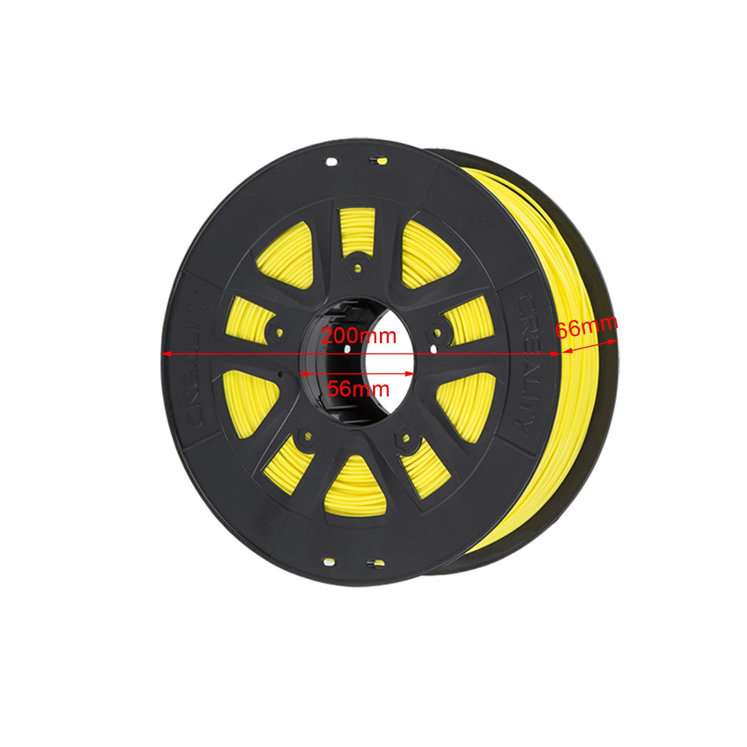 Creality 3D Printer PLA Filament 1.75mm 1kg/2.2lbs Filament Dimensional Accuracy +/- 0.02 mm, Red