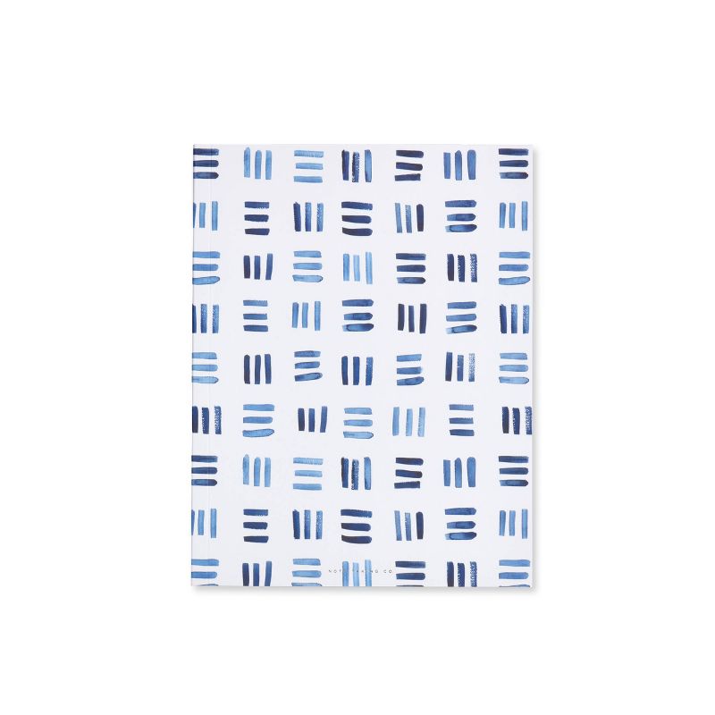 Special Lined Weave Patterned Composition Notebook Blue - West Emory