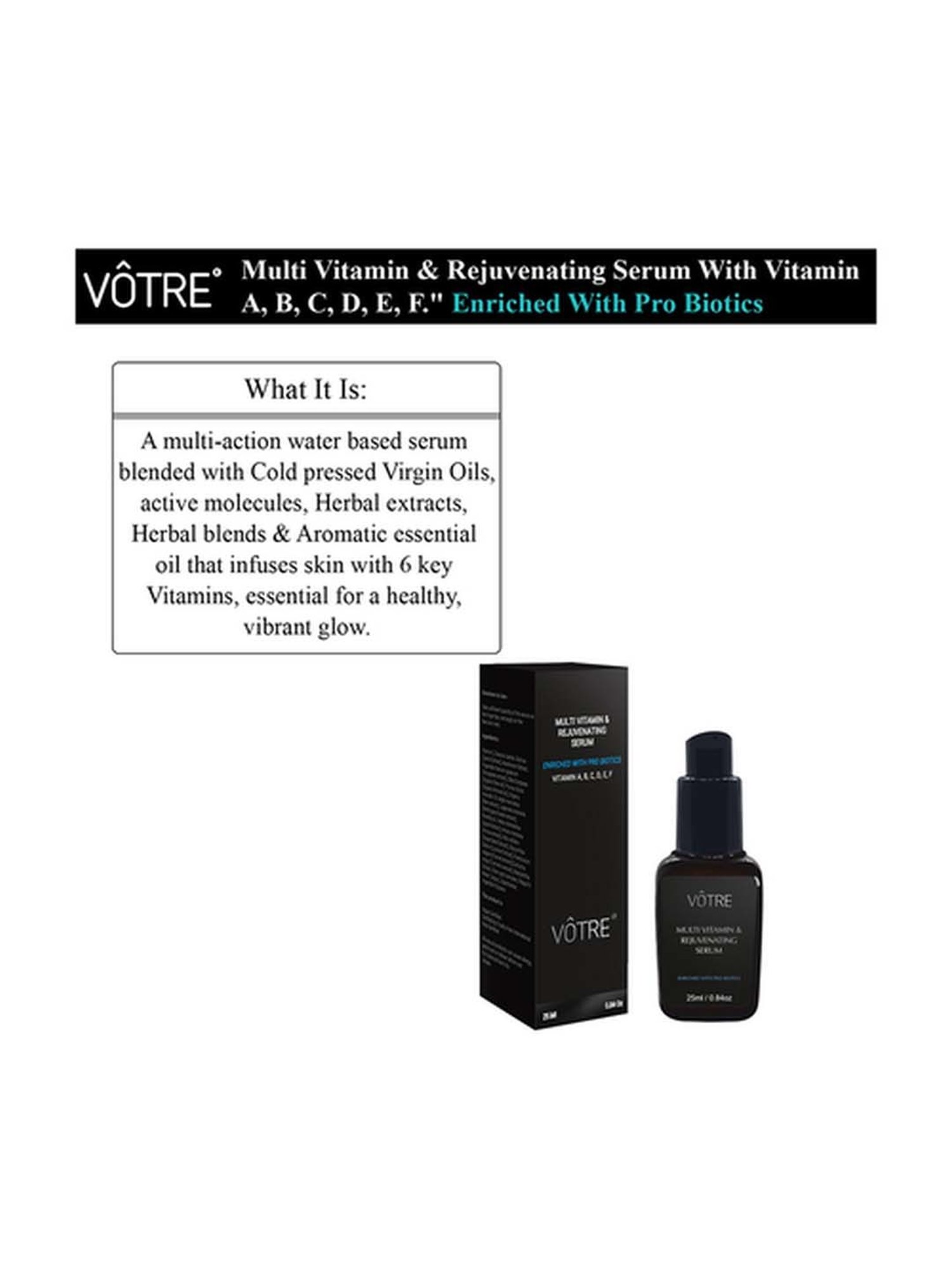 Votre Multi Vitamin & Rejuvenating Serum - 25 ml