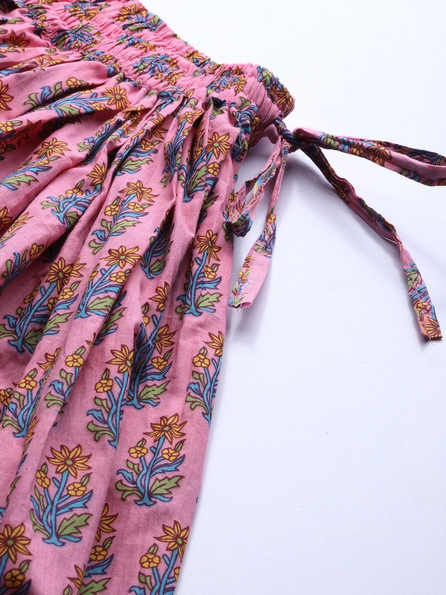 Geroo jaipur Pink Printed Skirt