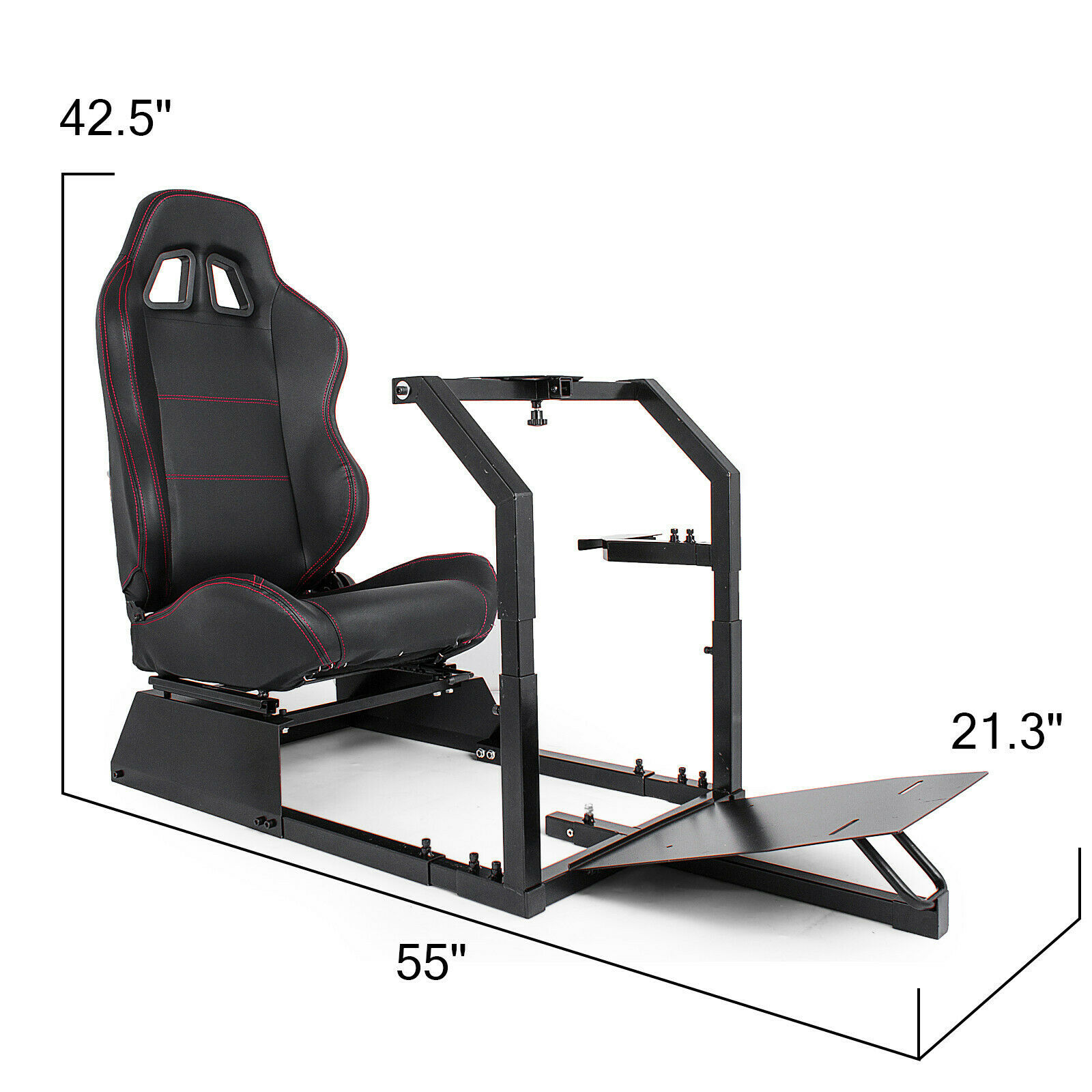 VEVOR Racing Simulator Cockpit Gaming Chair With Stand Height Adjustable Stretchable