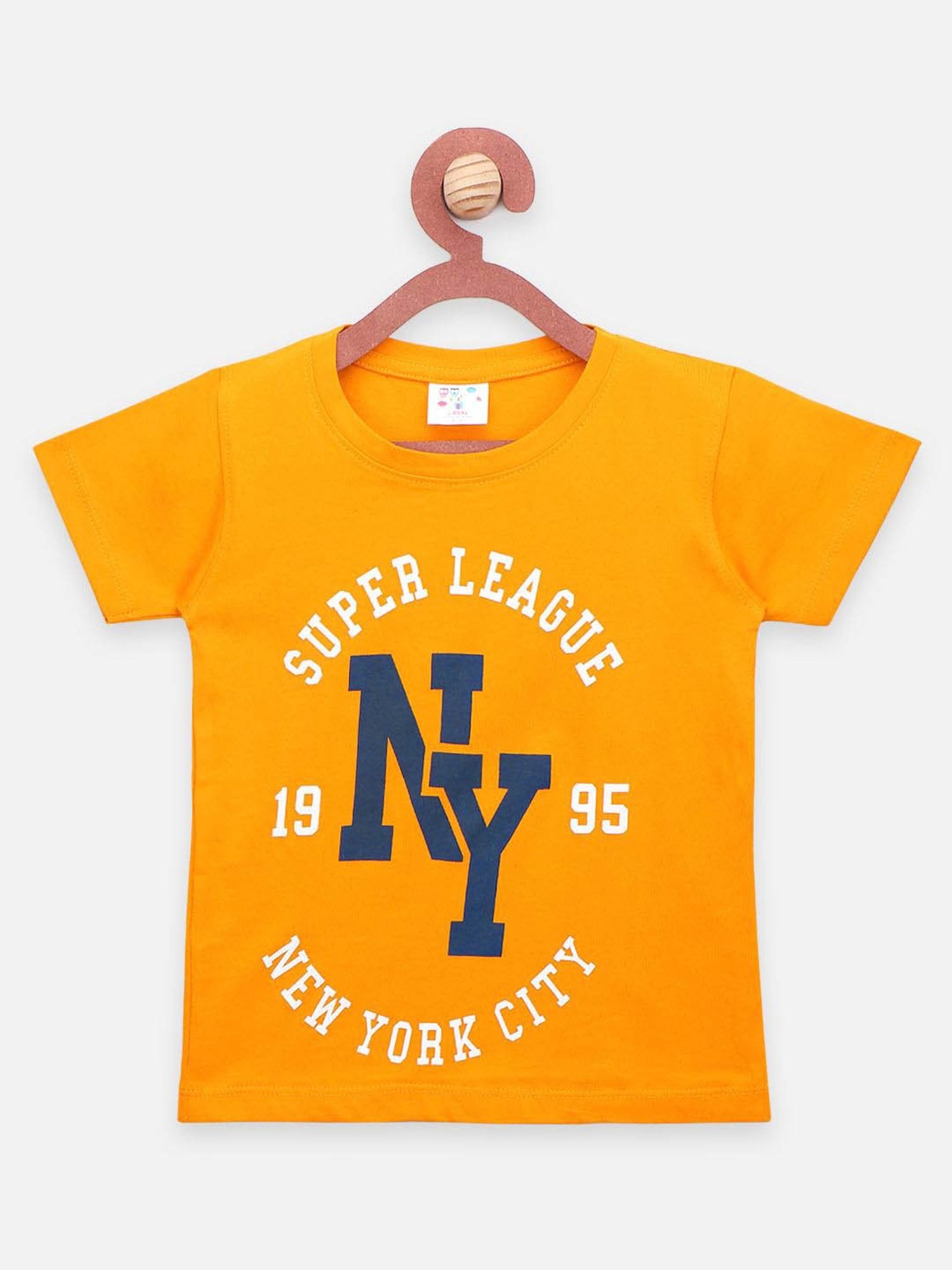 LilPicks Kids Multicolor Cotton Printed T-Shirts (Pack of 2)