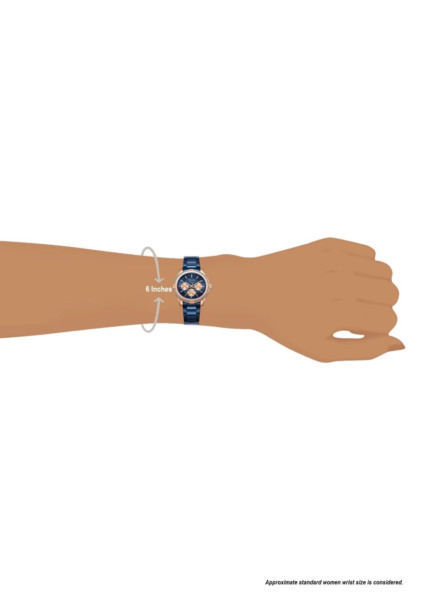 ALEXANDRE CHRISTIE 2843BFBURBU AC Collection Analog Watch for Women