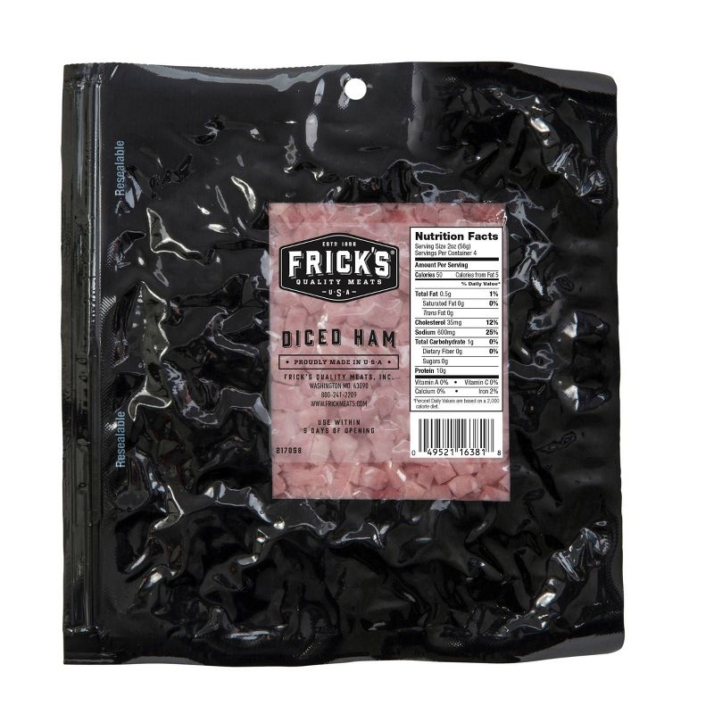 Frick's Quality Meats Diced Ham - 8oz
