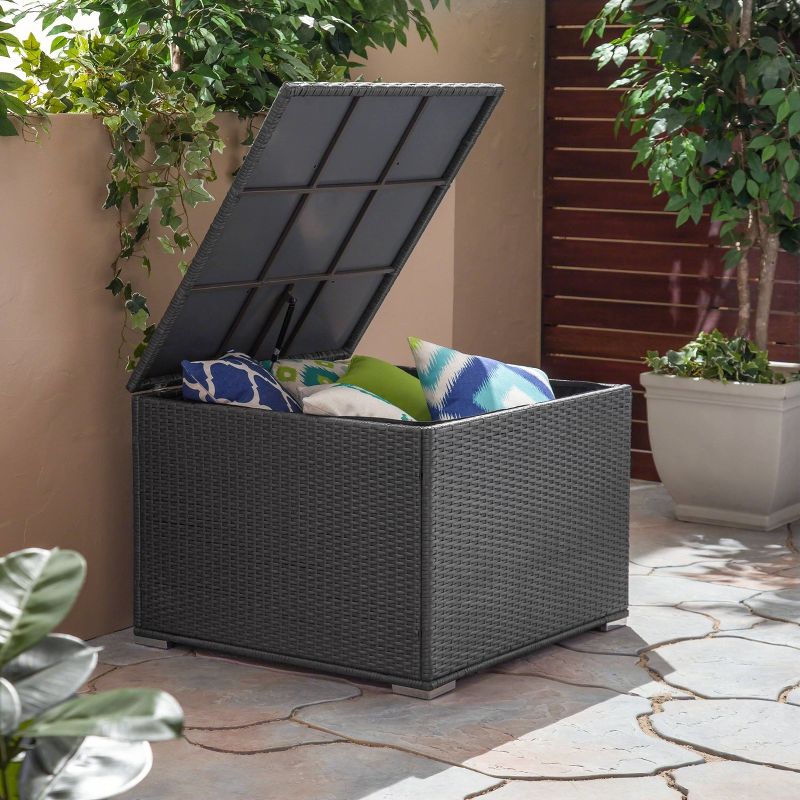 Mirabelle Outdoor Ottoman - Gold - Adore Decor