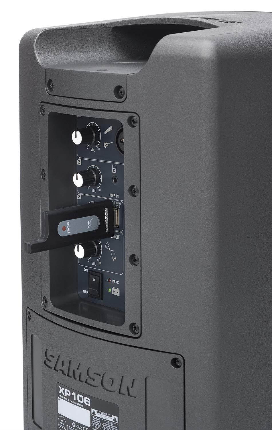 Samson Expedition XP106w Rechargeable Wireless Portable PA System with Bluetooth