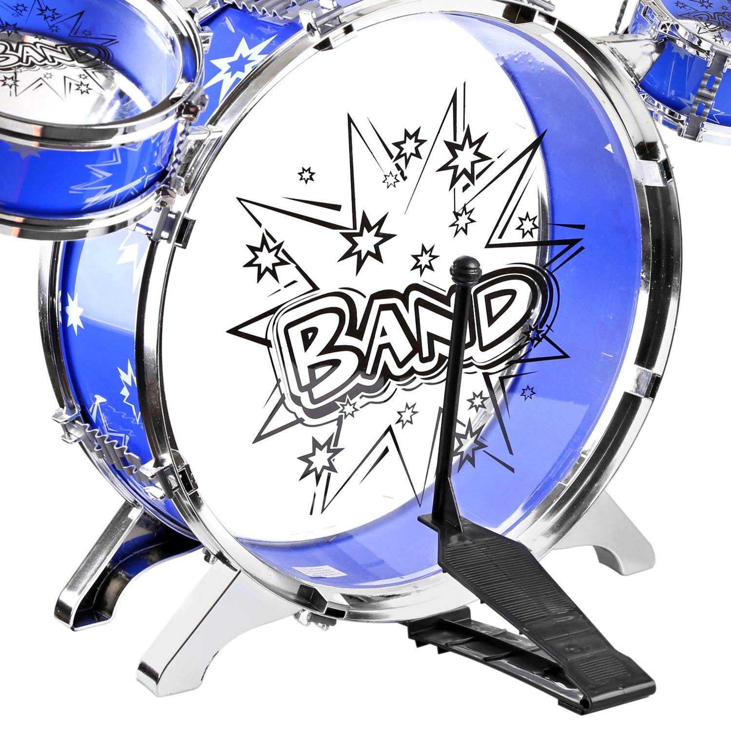 Urban Kit Kids Musical Drum Instrument Set Blue UK-PS75A-BLU