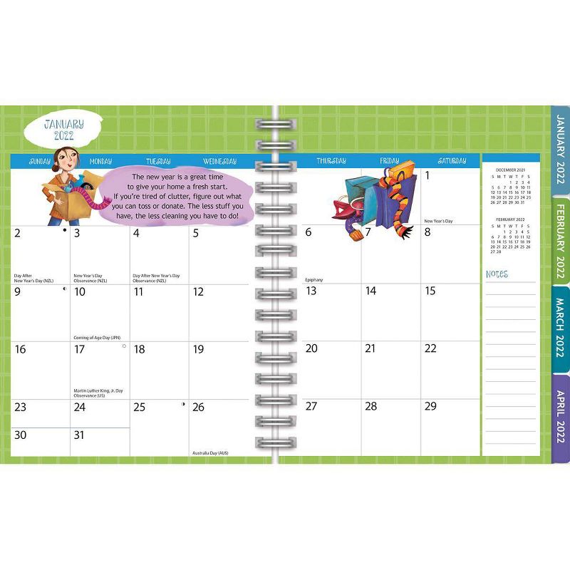 2021-22 17 Month Plan-It Planner 9.5" x 11" Mom's - Wells St. by Lang
