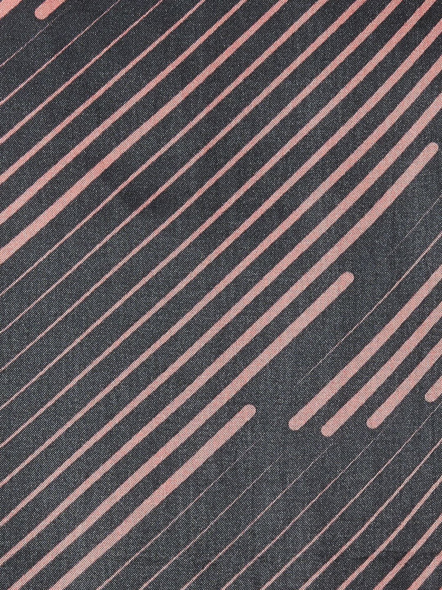 Navyasa Black Liva Satin Geometric Printed Saree With Coordinated Unstitched Blouse Piece