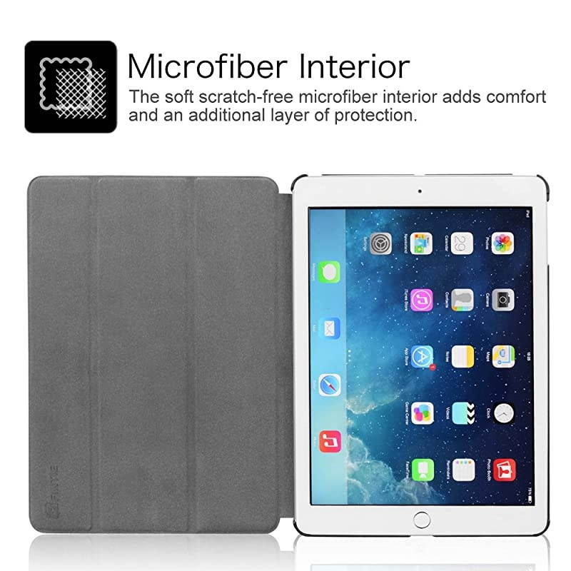 Case for iPad Air 2 97 SlimShell Ultra Lightweight Stand Smart Protective Cover with Auto SleepWake Feature for iPad Air 2 Dont Touch