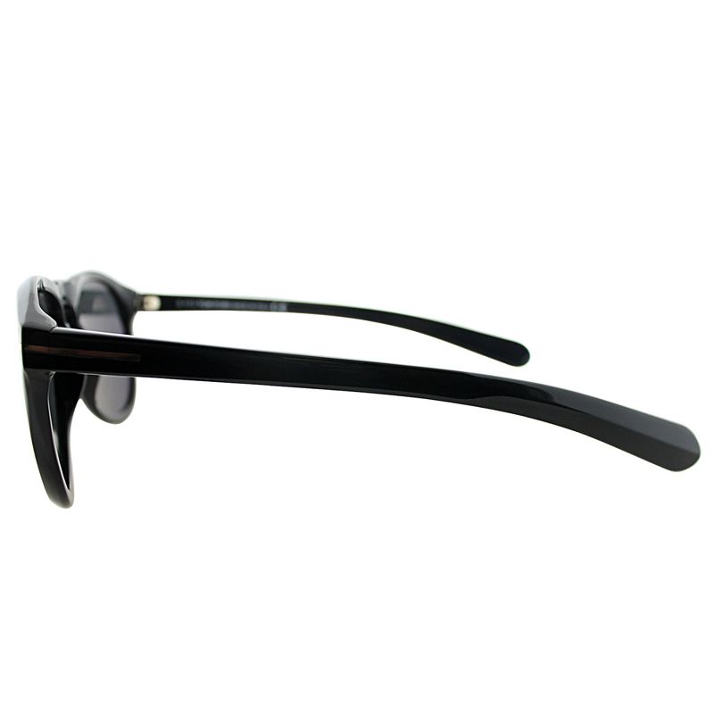 Tom Ford Flynn  01B Unisex Round Sunglasses Black 54mm