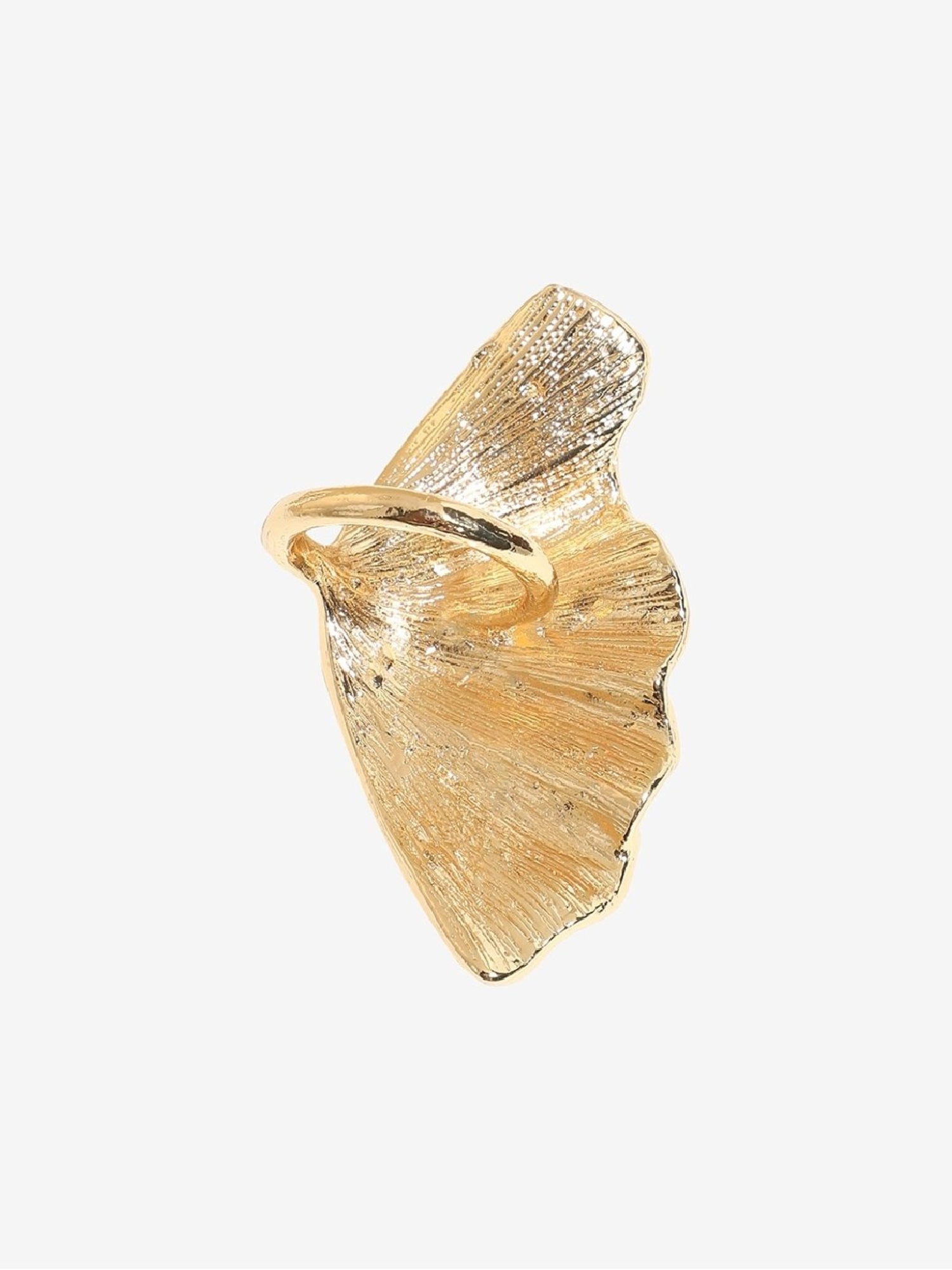 Sohi Gold-Plated Statement Finger Ring
