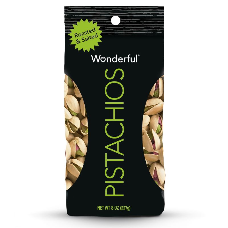 Wonderful Roasted & Salted Pistachios - 8oz