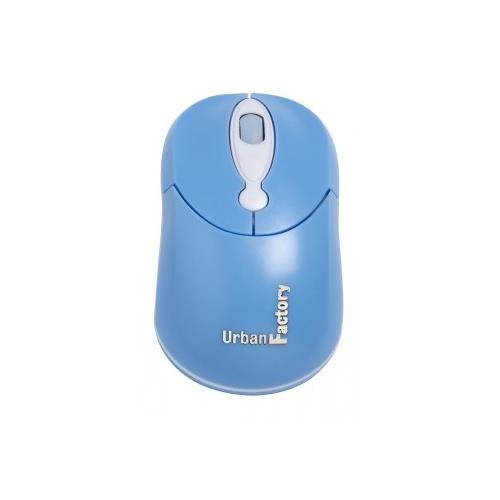 URBAN FACTORY CM06UF CRAZY MOUSE BLUE OPTICAL USB WIRED MOUSE 800DPI