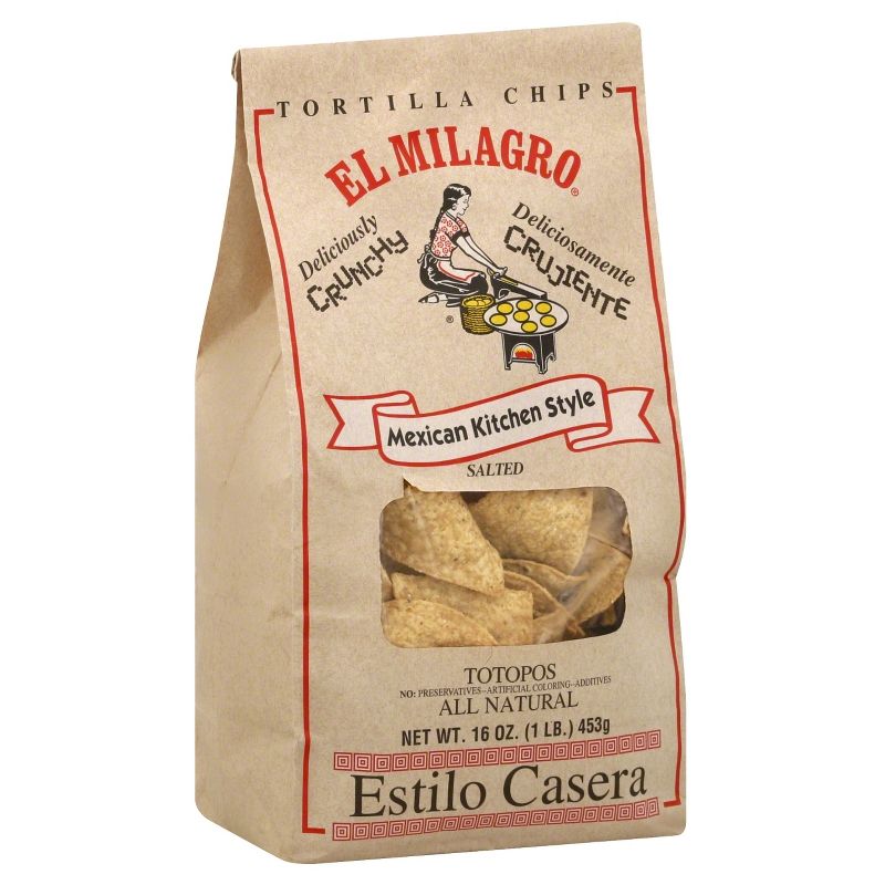 El Milagro Mexican Kitchen Style Tortilla Chips - 16oz
