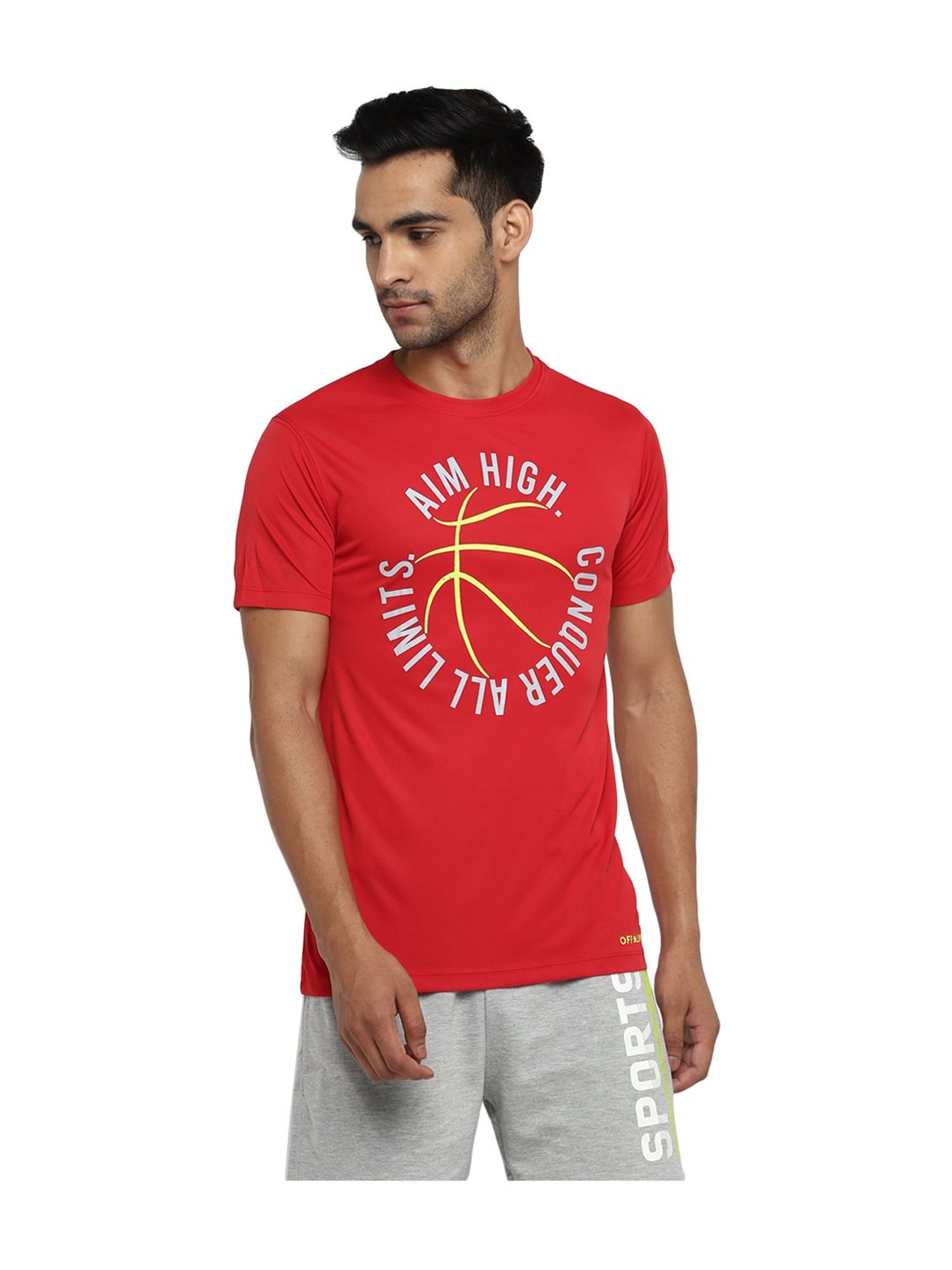 OFF LIMITS Red Regular Fit Short Sleeves T-Shirt