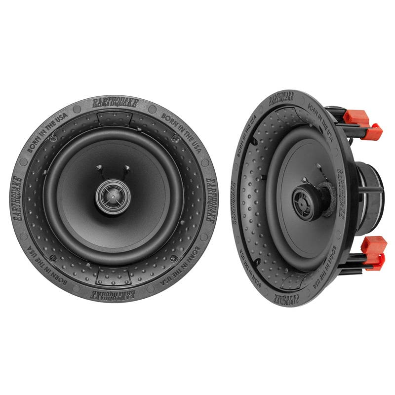 Earthquake Sound R800 8" In Ceiling Speakers(pair) with Magnetic Paintable Grill