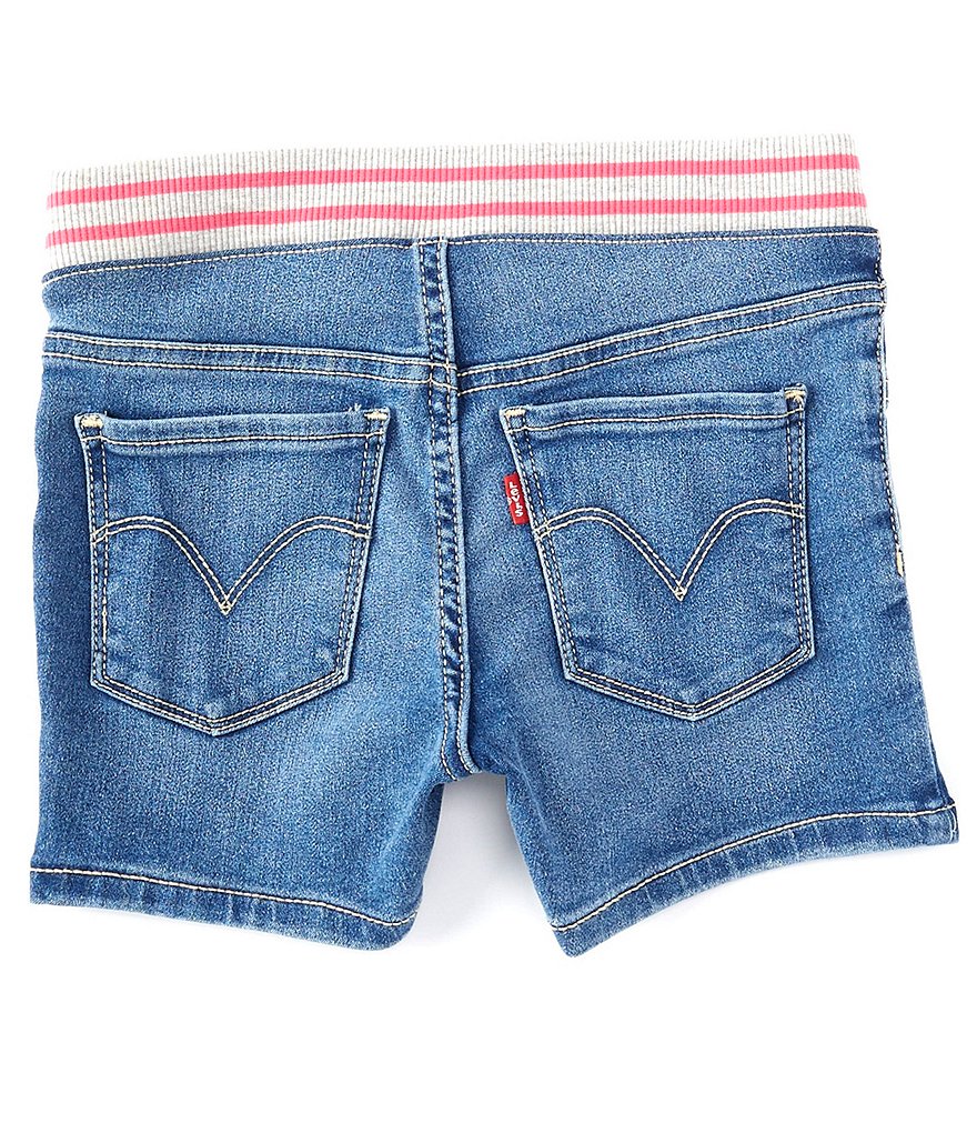 Angie Big Girls 7-14 Smocked Tie-Dye Shorts