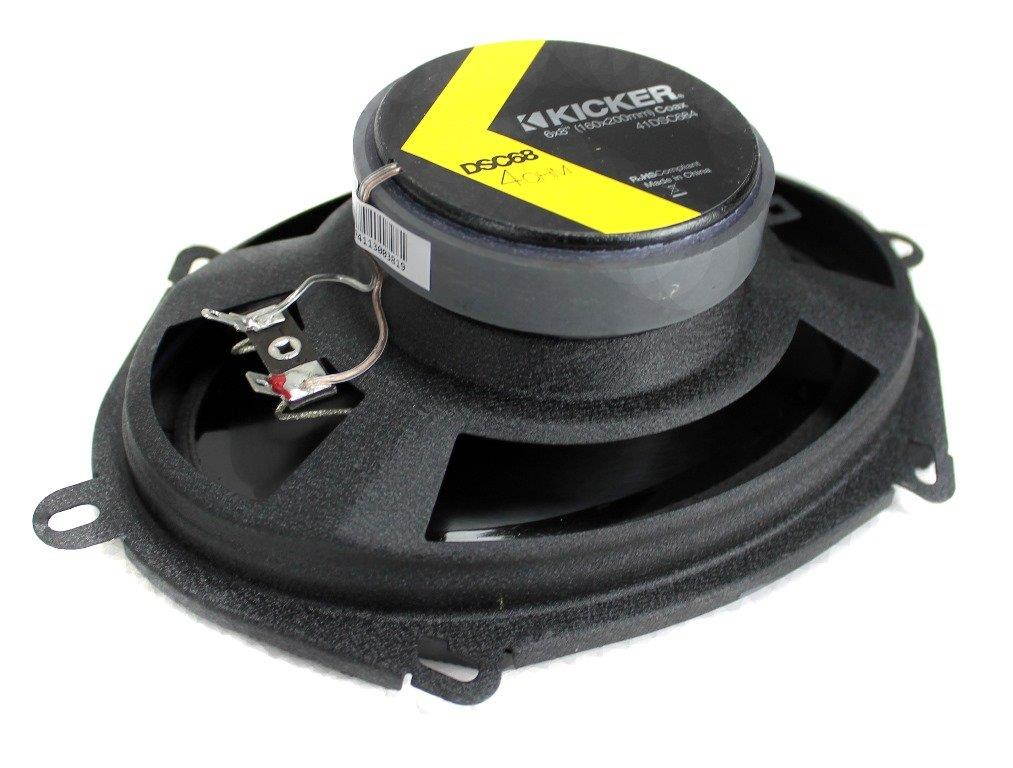 4 Kicker 41DSC684 D-Series 6x8 400 Watt 2-Way 4-Ohm Car Audio Coaxial Speakers
