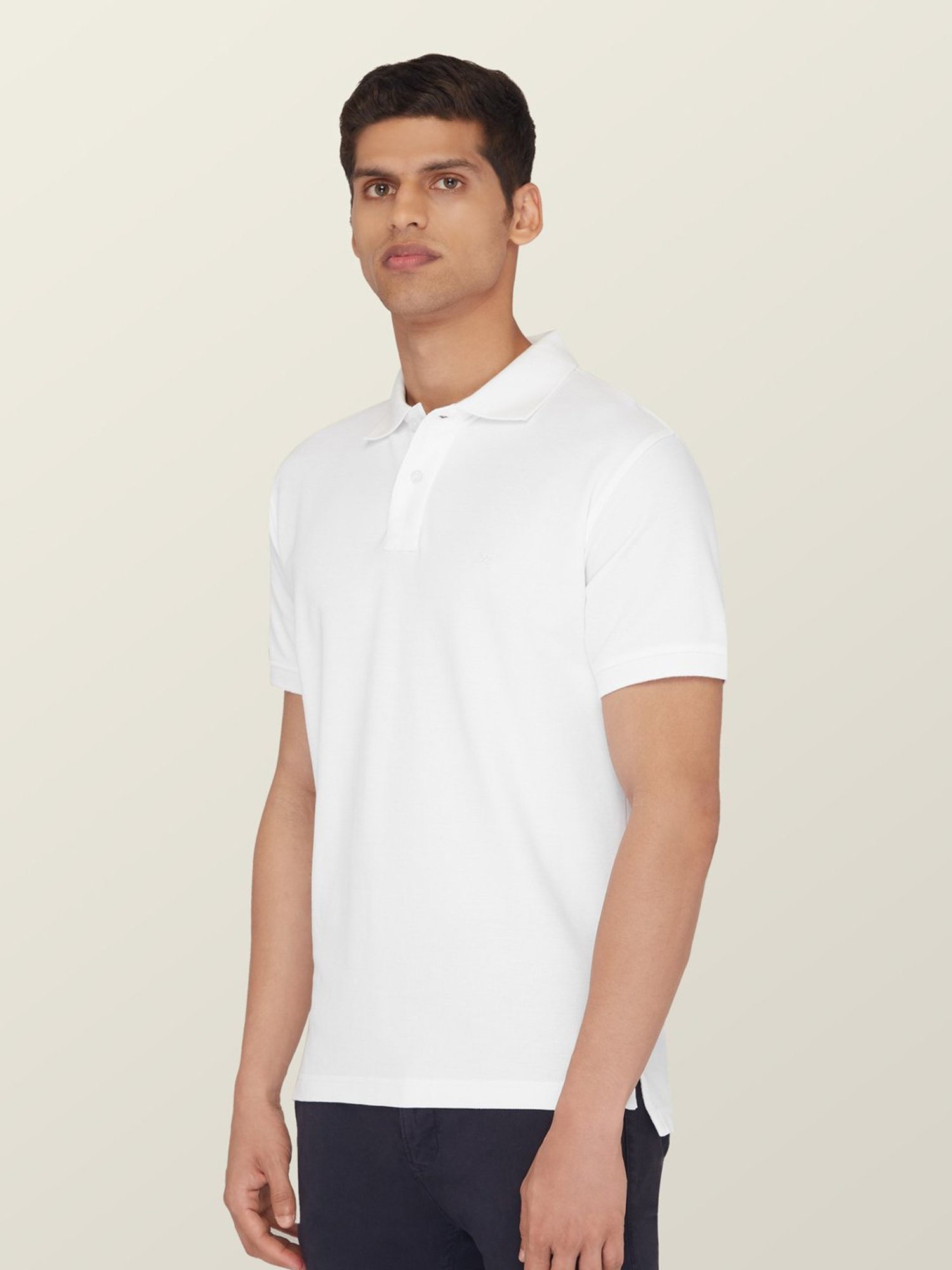 XYXX White Polo T-Shirt