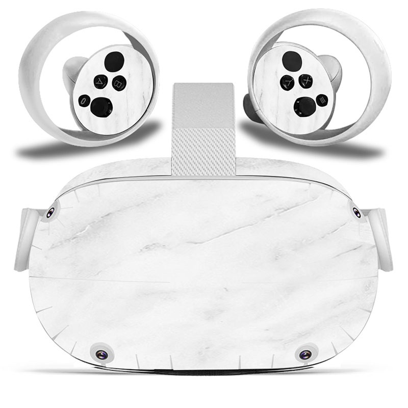 Amify Vinyl Skin Sticker for Oculus Quest 2 VR Headset Controller PVC Decals Cute Cartoon Wrap Cover for Oculus Quest 2 Accessories