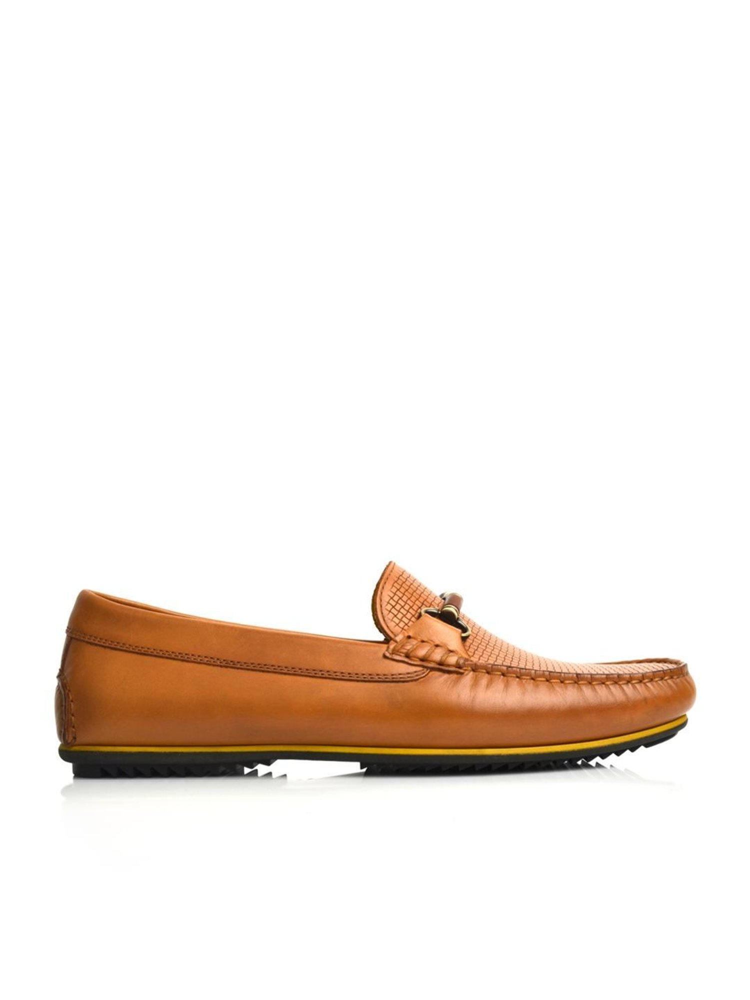 Language Shoes Men's Jason Driver Tan Loafers