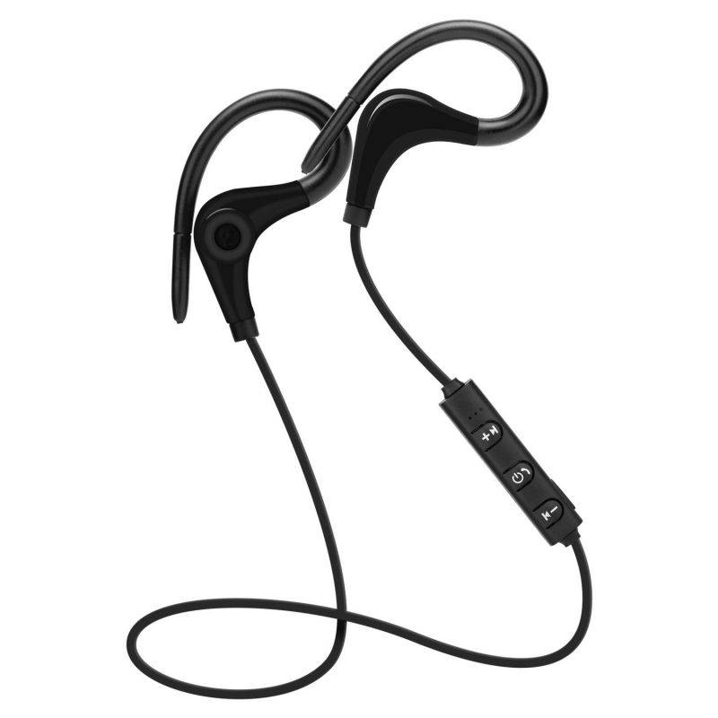 LEORY Bluetooth 4.1 Earphone Sport Running Wireless earphone With Microphone Auriculares Black - Black