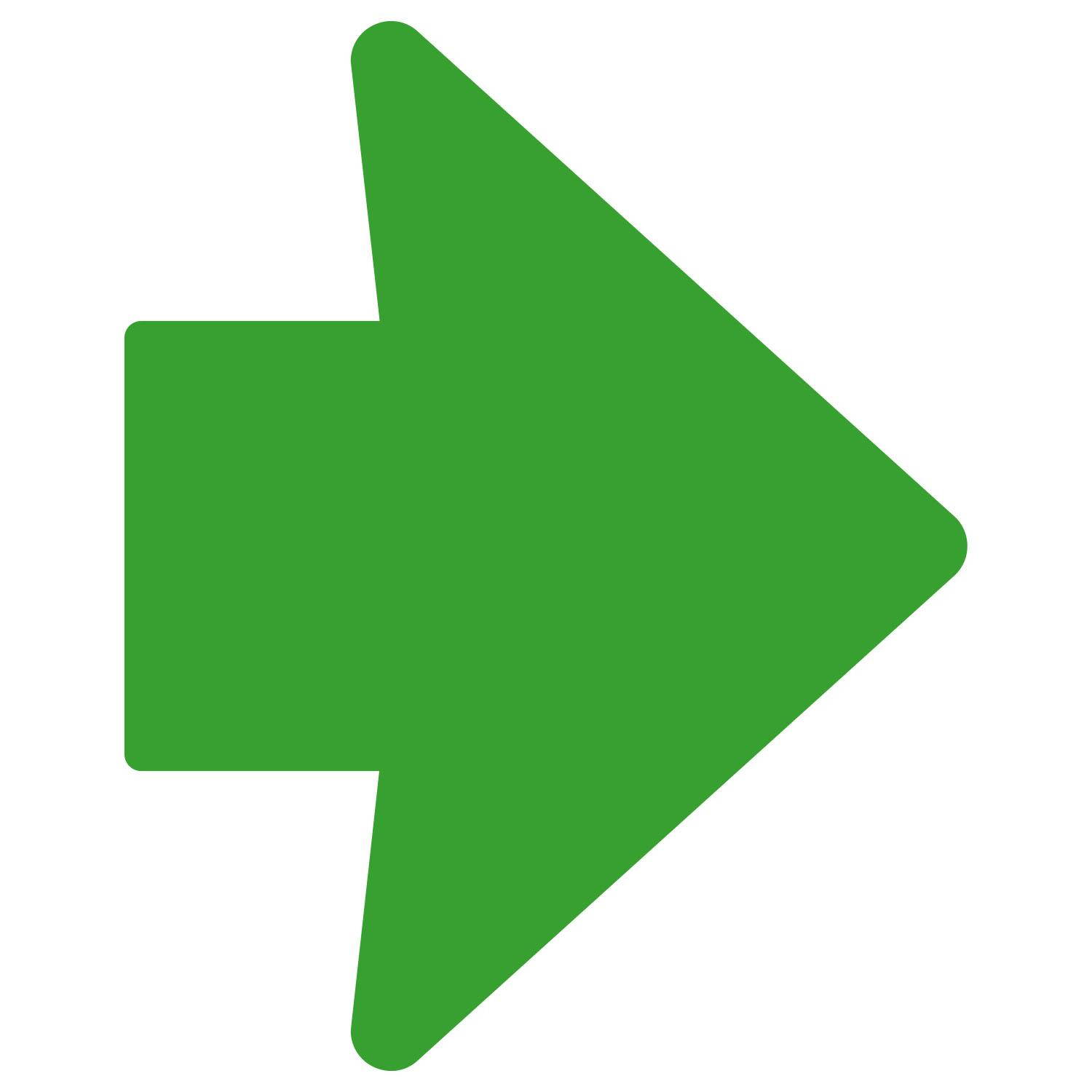 LiteMark 2 Inch X 3 Inch Grey Trail Marker Arrow Decals - Pack of 48