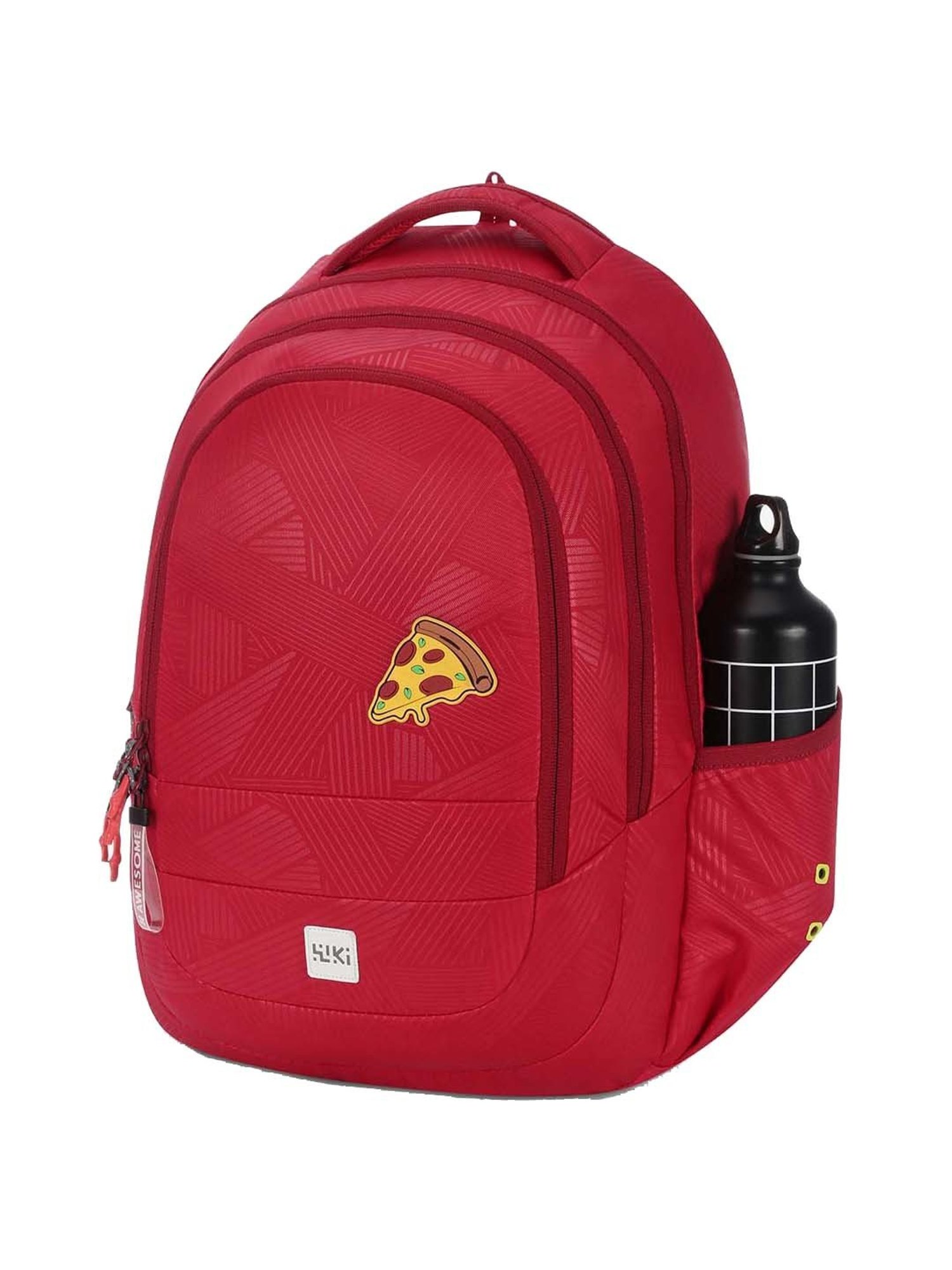Wiki 27.5 Ltrs Red Medium Backpack