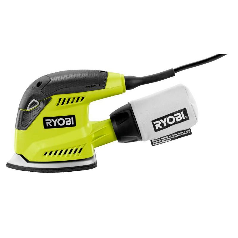 Ryobi ZRCFS1503GK 1.2 Amp Corner Cat Finish Sander (Green)
