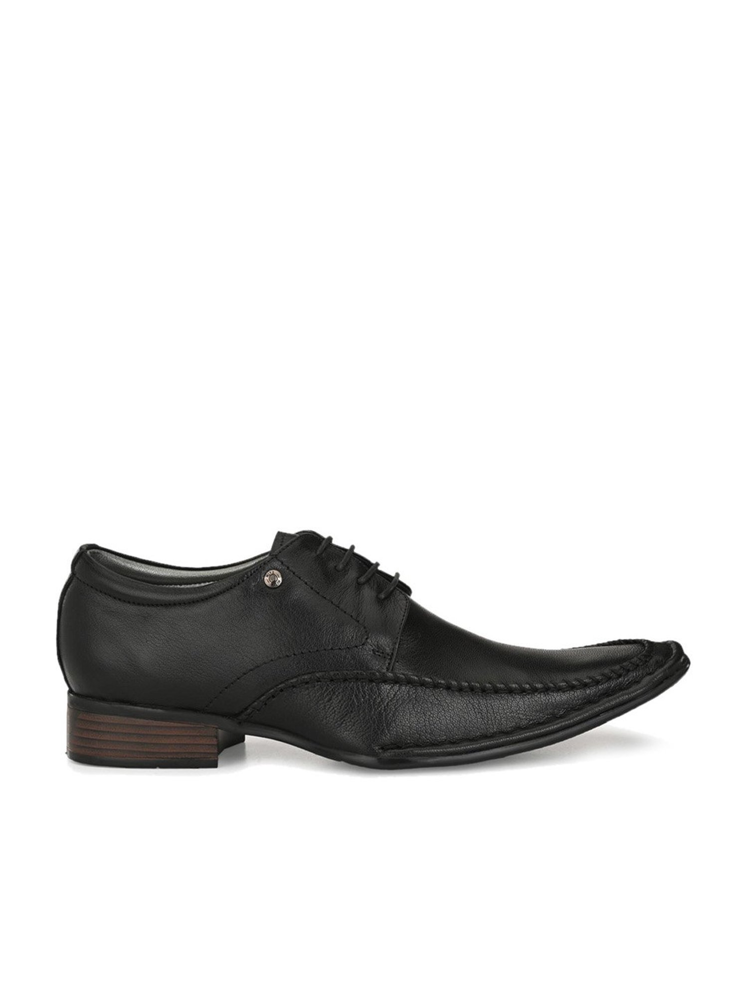 Hitz Men's Black Derby Shoes