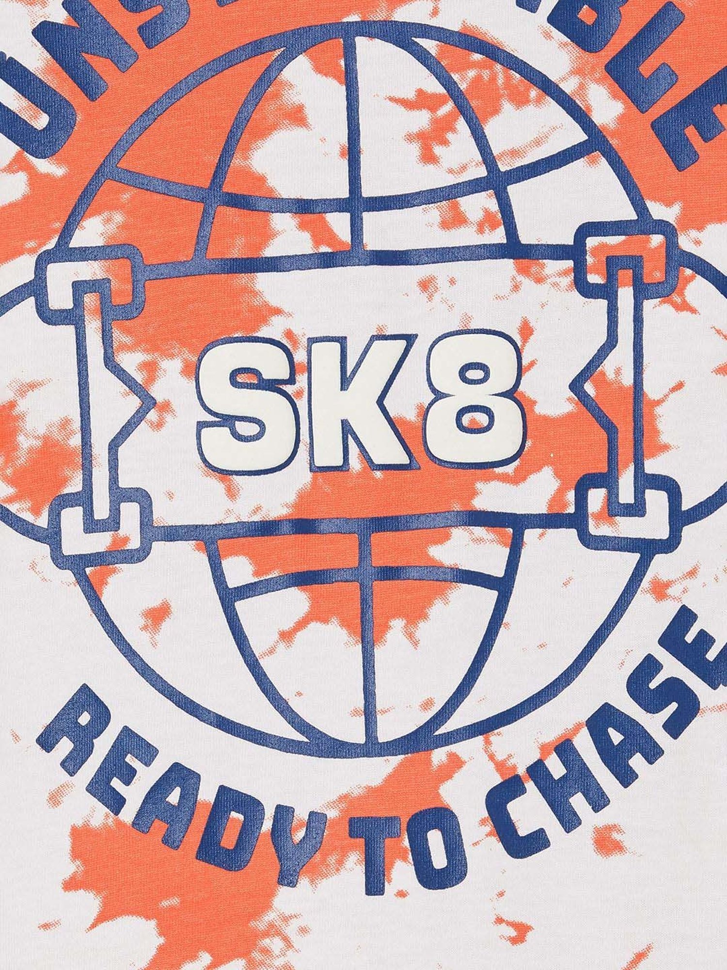 Fame Forever by Lifestyle Boys Orange Cotton Printed T Shirt