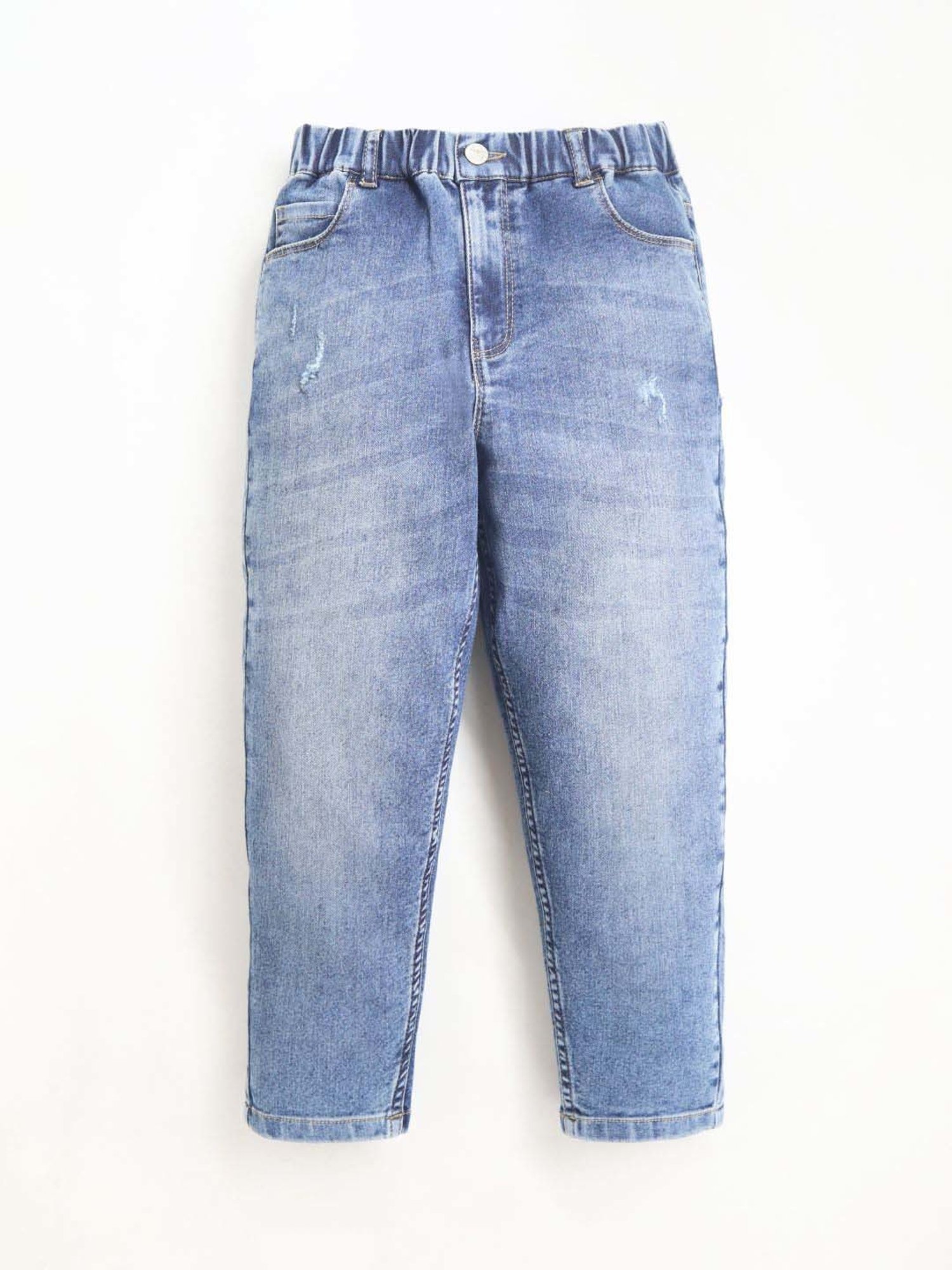 Palm Tree Boys Grey Washed Jeans