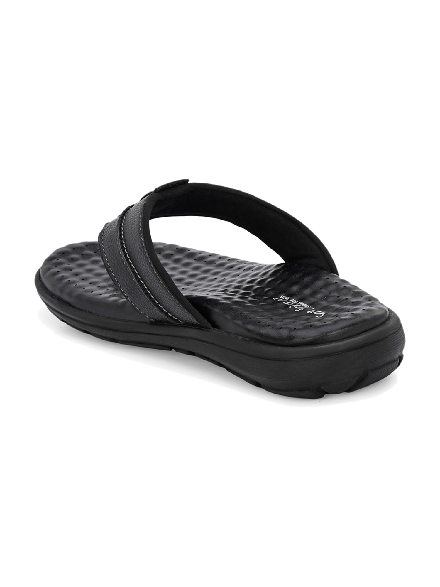 San Frissco Men's Black Thong Sandals